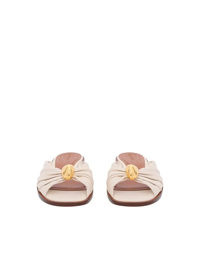 Women Sandals Zimmermann Gleam Slide Vanilla