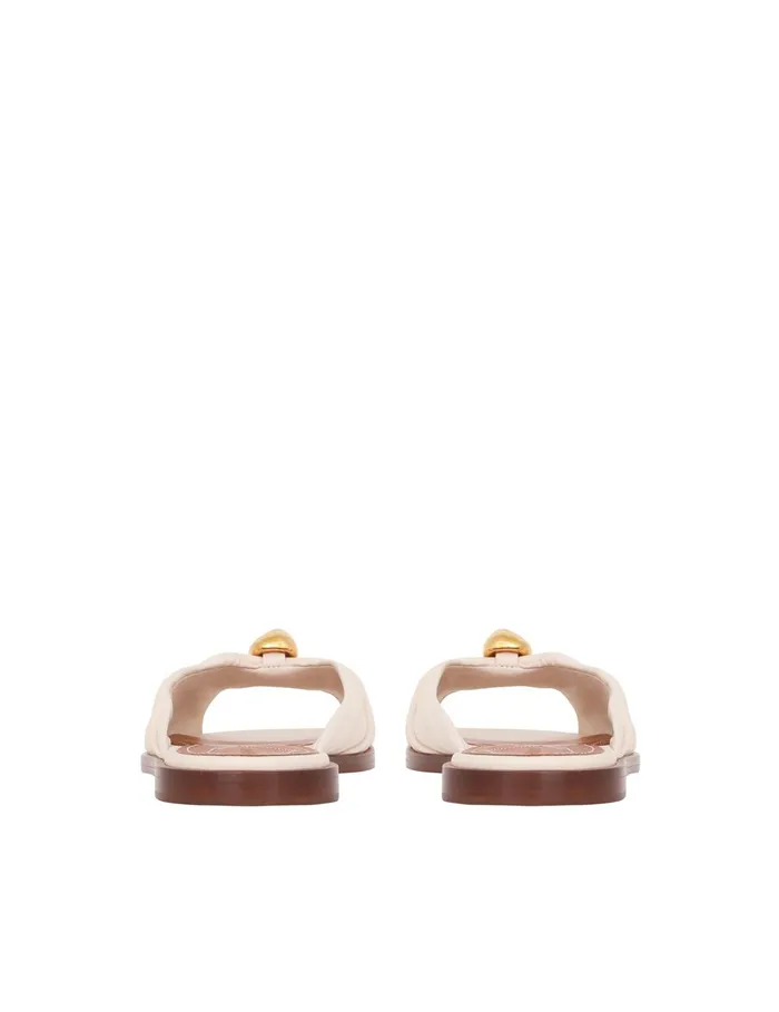Women Sandals Zimmermann Gleam Slide Vanilla