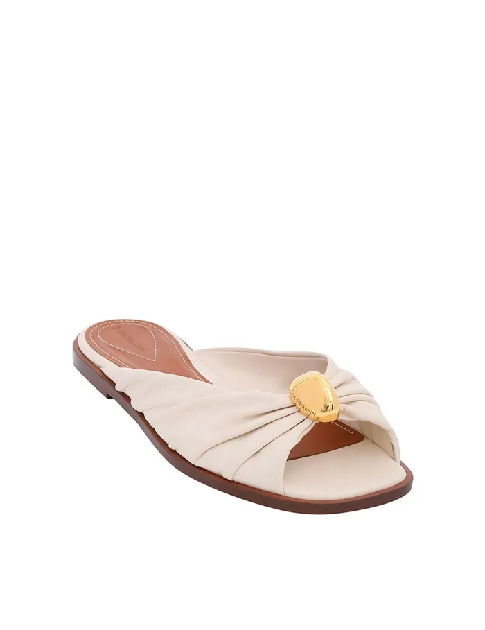Women Sandals Zimmermann Gleam Slide Vanilla