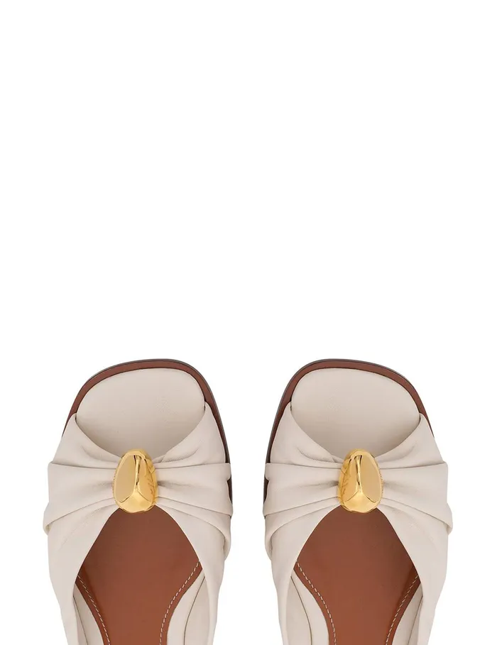 Women Sandals Zimmermann Gleam Slide Vanilla