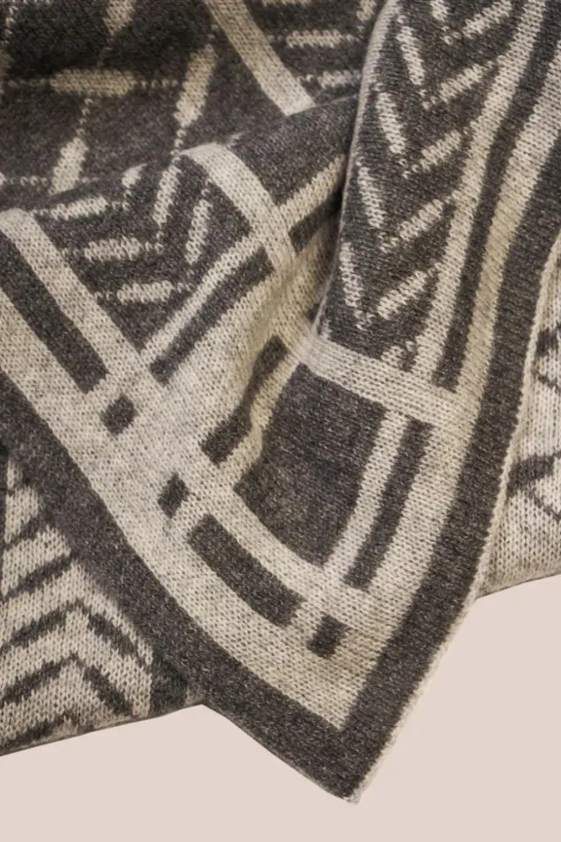 Women Scarfs and Triangles Lala Berlin Scarf Chuck 8211 Cashmere 8211 Light Grey