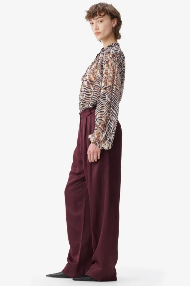 Women Shirts and Blouses Lala Berlin Blouse Baylin Viscose Zebra Shibori Women Shirts and Blouses Lala Berlin Blouse Baylin Viscose Zebra Shibori