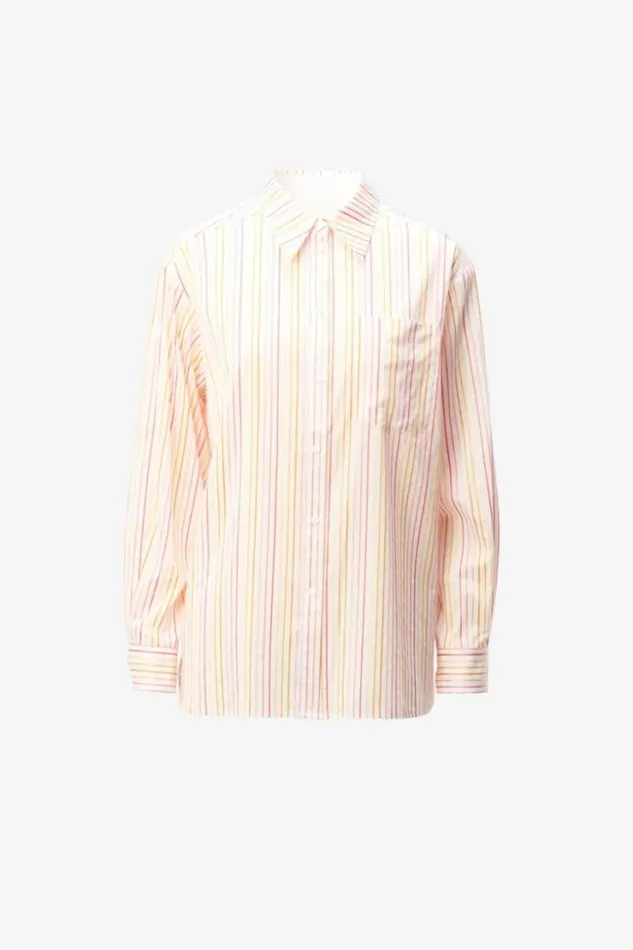 Women Shirts and Blouses Lala Berlin Blouse Biloxi 8211 Cotton Mix 8211 Multicolor Stripe Women Shirts and Blouses Lala Berlin Blouse Biloxi 8211 Cotton Mix 8211 Multicolor Stripe