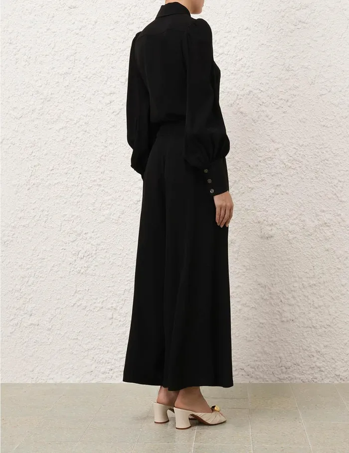 Women Shorts and Pants Zimmermann Culotte Black