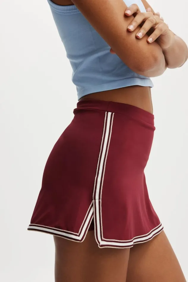 Women Shorts and Skirts Cotton On Active Move Skirt Cabernet Allspice