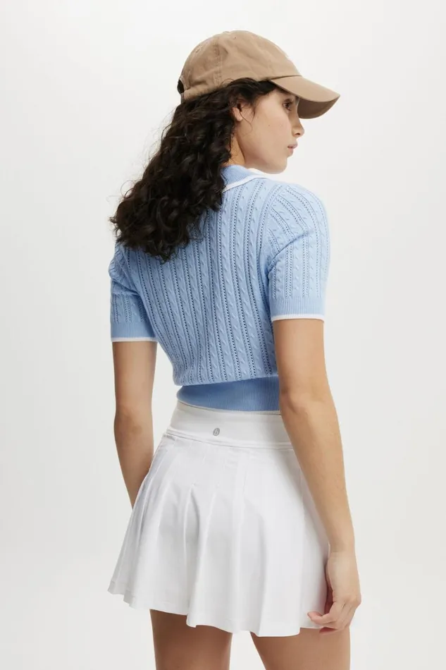 Women Shorts and Skirts Cotton On Ultra Soft Pleat Skirt White