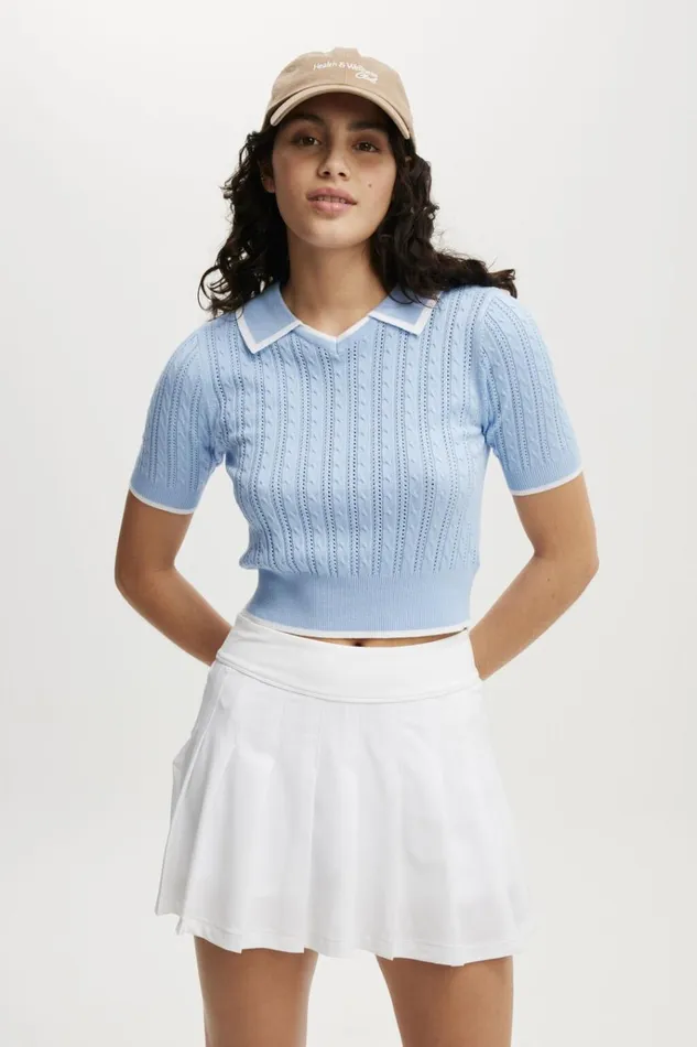 Women Shorts and Skirts Cotton On Ultra Soft Pleat Skirt White