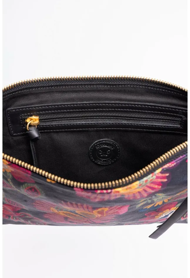 Women Sidonia Italian Leather Clutch Crossbody Sidonia Johnny Was Handbags