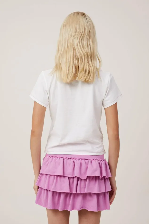 Women Skirts Cotton On Fleece Rara Skirt Digital Orchid