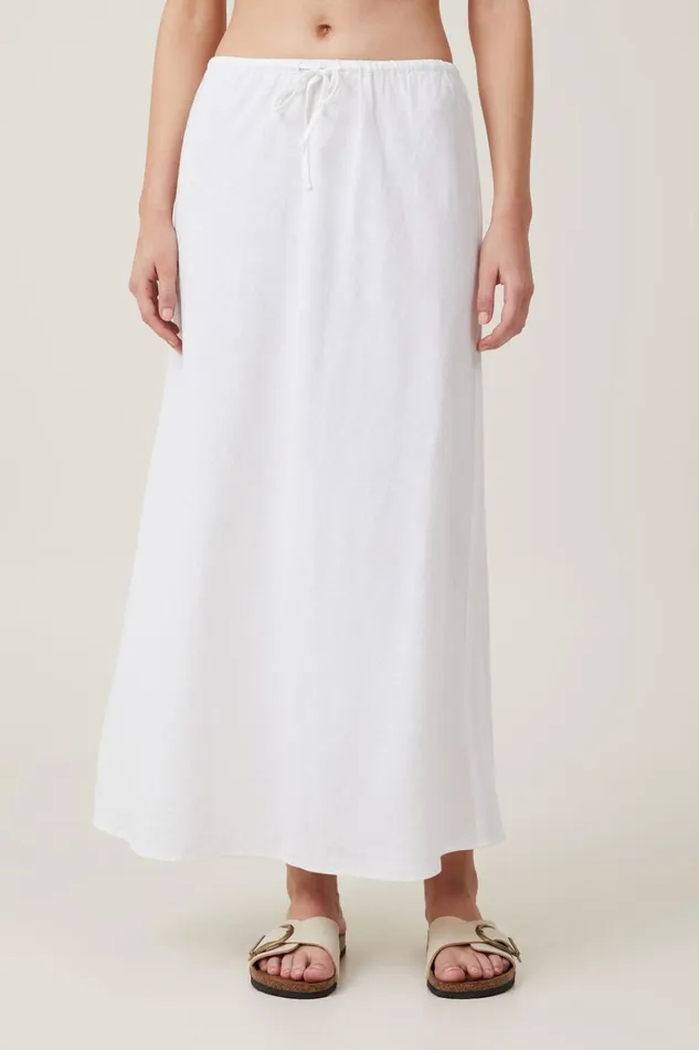 Women Skirts Cotton On Haven Maxi Slip Skirt White