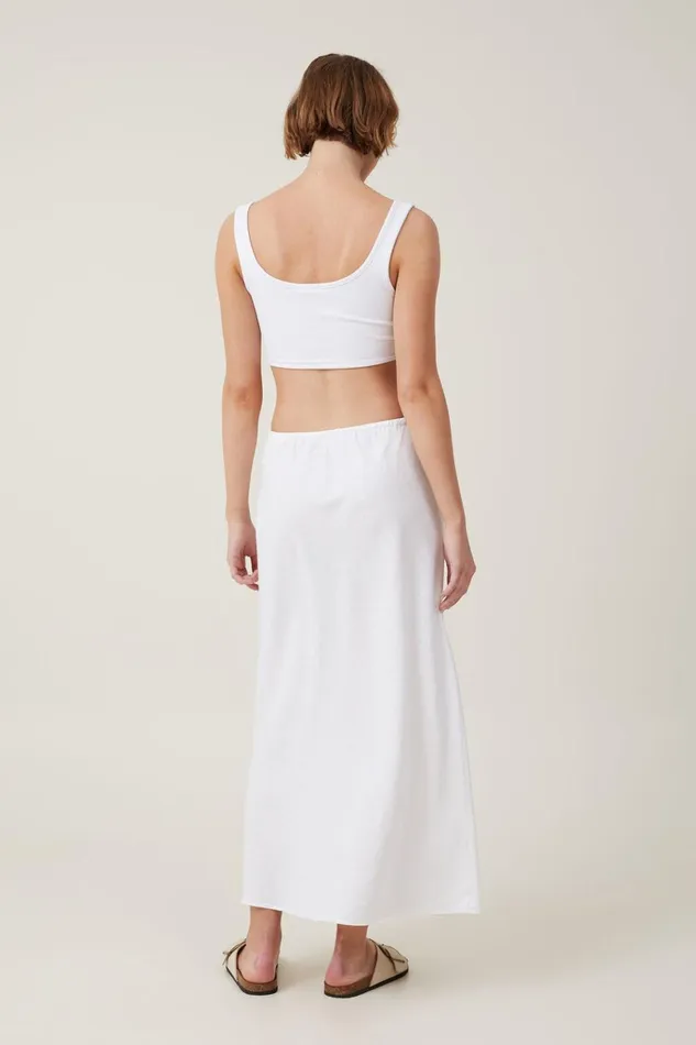 Women Skirts Cotton On Haven Maxi Slip Skirt White