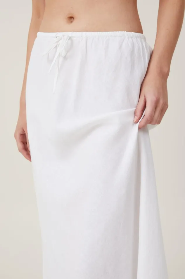 Women Skirts Cotton On Haven Maxi Slip Skirt White