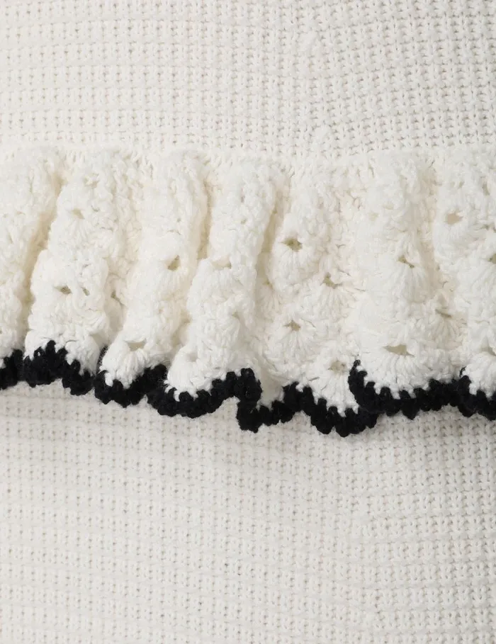 Women Skirts Zimmermann Halliday Scallop Frill Skirt Blackivory