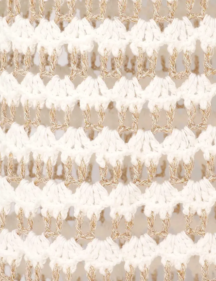 Women Skirts Zimmermann Tallow Crochet Midi Skirt Ivorygold