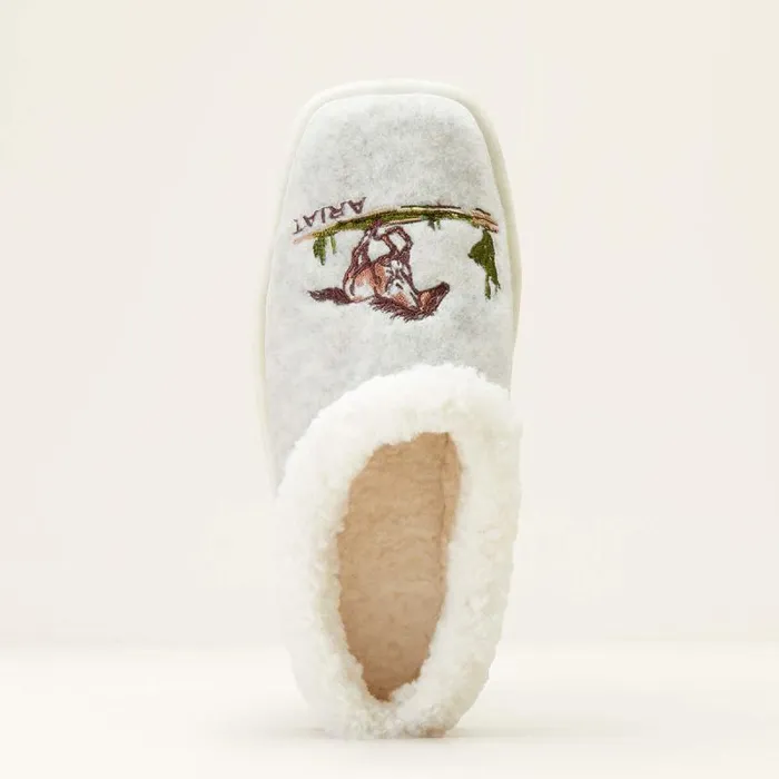 Women Slippers Ariat Ariat Logo Hooded Clog Roaming Horse