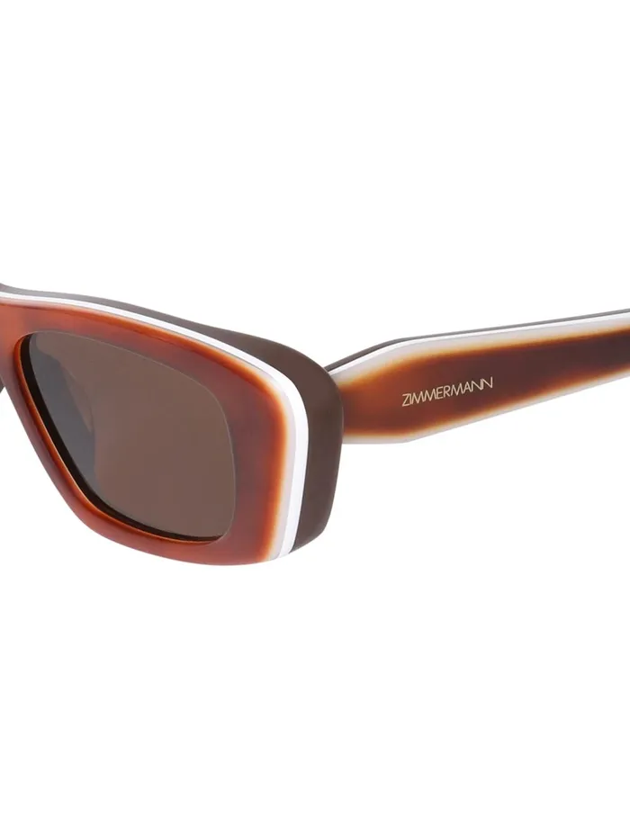 Women Sunglasses Zimmermann Uptempo Cat Eye Havana