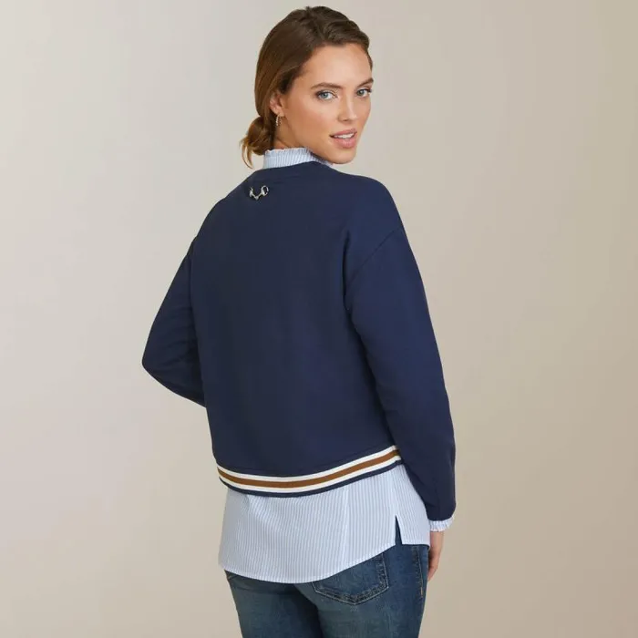Women Sweaters and Cardigans Ariat Pacifica Sweatshirt Navy