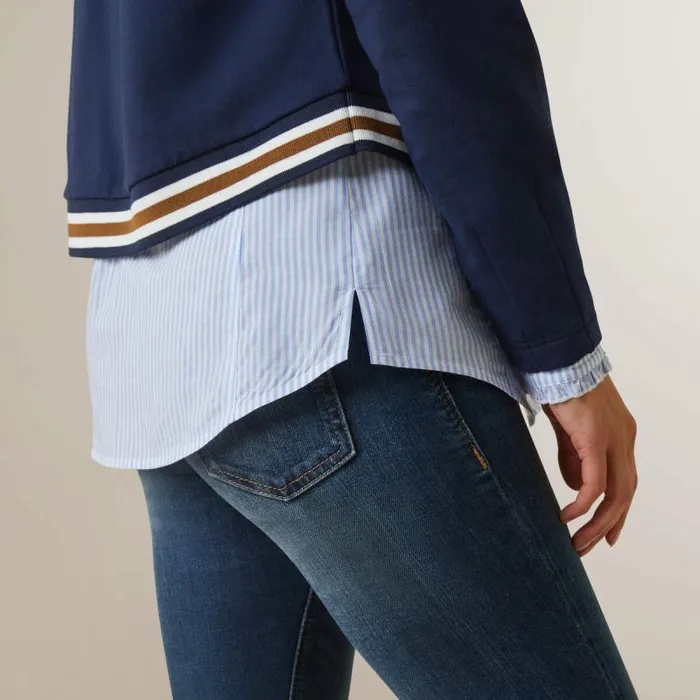 Women Sweaters and Cardigans Ariat Pacifica Sweatshirt Navy