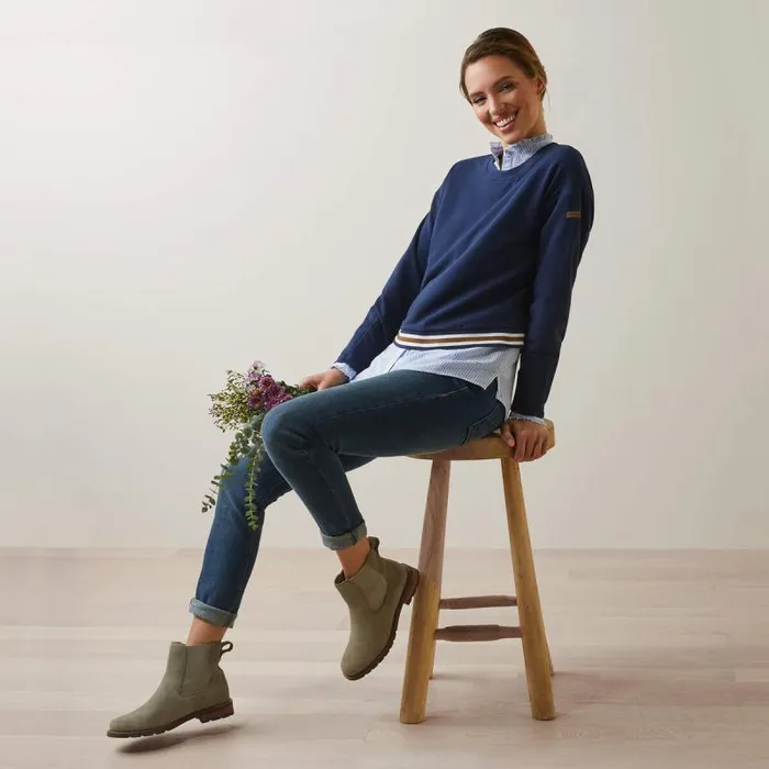 Women Sweaters and Cardigans Ariat Pacifica Sweatshirt Navy