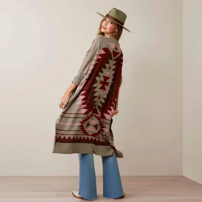 Women Sweaters and Cardigans Ariat Serape Style Cardigan Multi