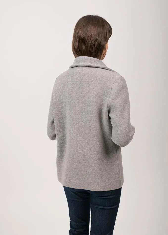 Women Sweaters Cardigans and Jackets Saint James NASHVILLE Light Grey Winter White