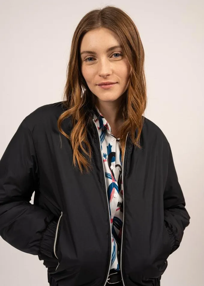 Women Sweaters Cardigans and Jackets Saint James STE LYDIA Dark Blue