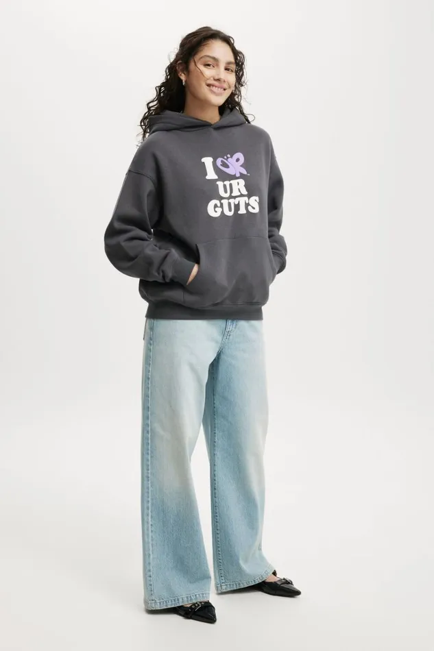 Women Sweats and Hoodies Cotton On Olivia Rodrigo Hoodie Lcn Br Olivia Rodrigo Gutsfaded Slate Women Sweats and Hoodies Cotton On Olivia Rodrigo Hoodie Lcn Br Olivia Rodrigo Gutsfaded Slate