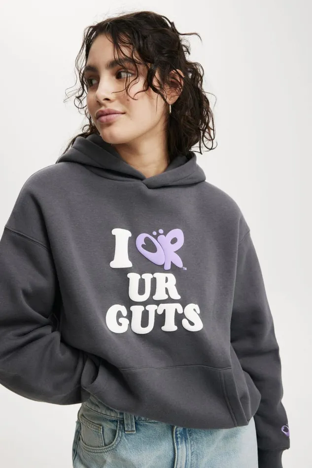 Women Sweats and Hoodies Cotton On Olivia Rodrigo Hoodie Lcn Br Olivia Rodrigo Gutsfaded Slate Women Sweats and Hoodies Cotton On Olivia Rodrigo Hoodie Lcn Br Olivia Rodrigo Gutsfaded Slate