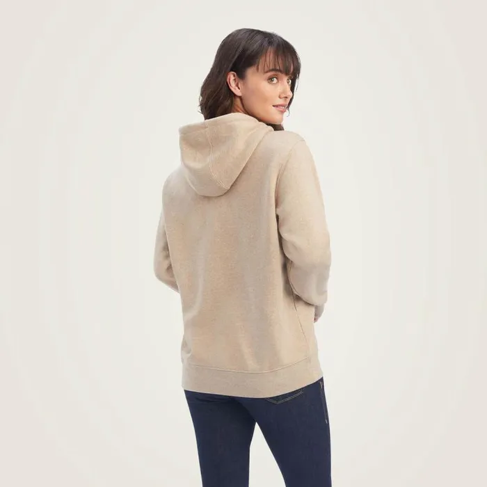 Women Sweatshirts and Hoodies Ariat REAL Shield Logo Hoodie Dark Oatmeal Heather Women Sweatshirts and Hoodies Ariat REAL Shield Logo Hoodie Dark Oatmeal Heather