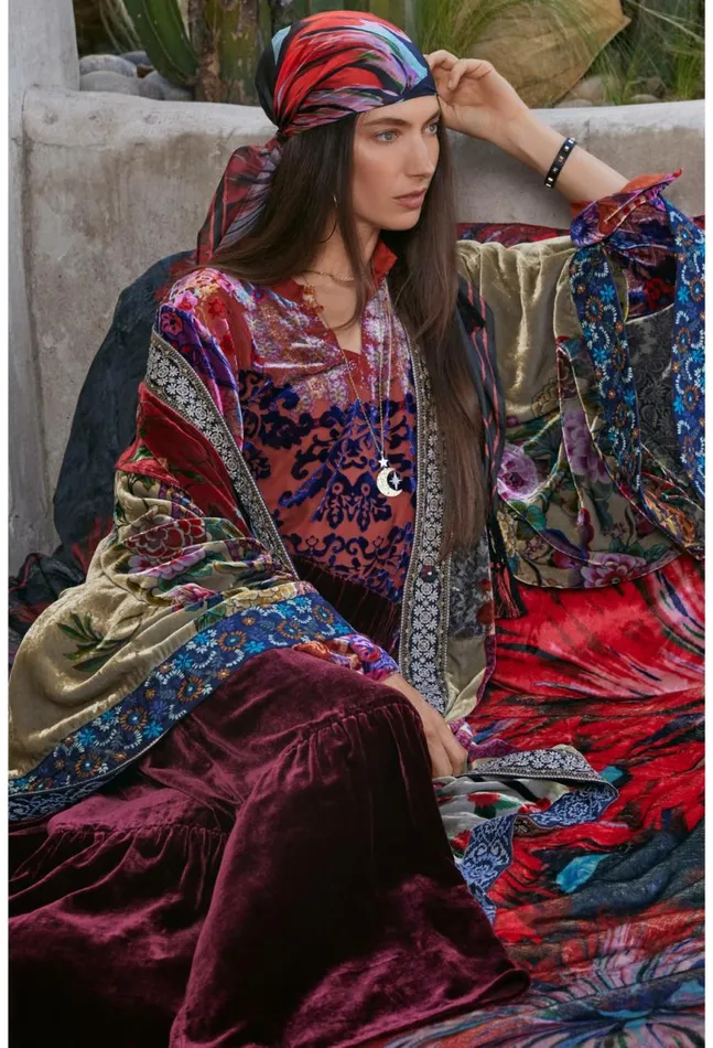Women Syriah Burnout Enta Blouse Multi Johnny Was Tops