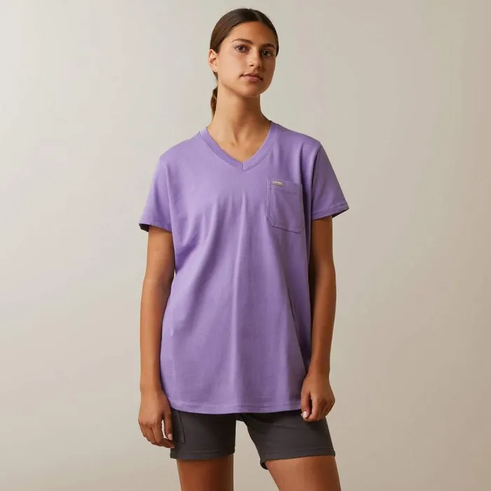 Women TShirts and Tops Ariat Rebar Cotton Strong American Flag Graphc TShirt Paisley Purple Women TShirts and Tops Ariat Rebar Cotton Strong American Flag Graphc TShirt Paisley Purple