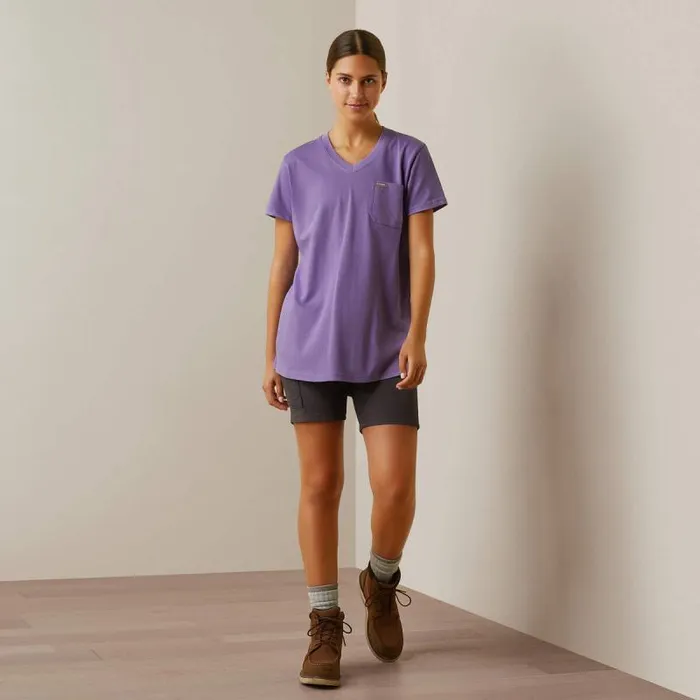 Women TShirts and Tops Ariat Rebar Cotton Strong American Flag Graphc TShirt Paisley Purple Women TShirts and Tops Ariat Rebar Cotton Strong American Flag Graphc TShirt Paisley Purple