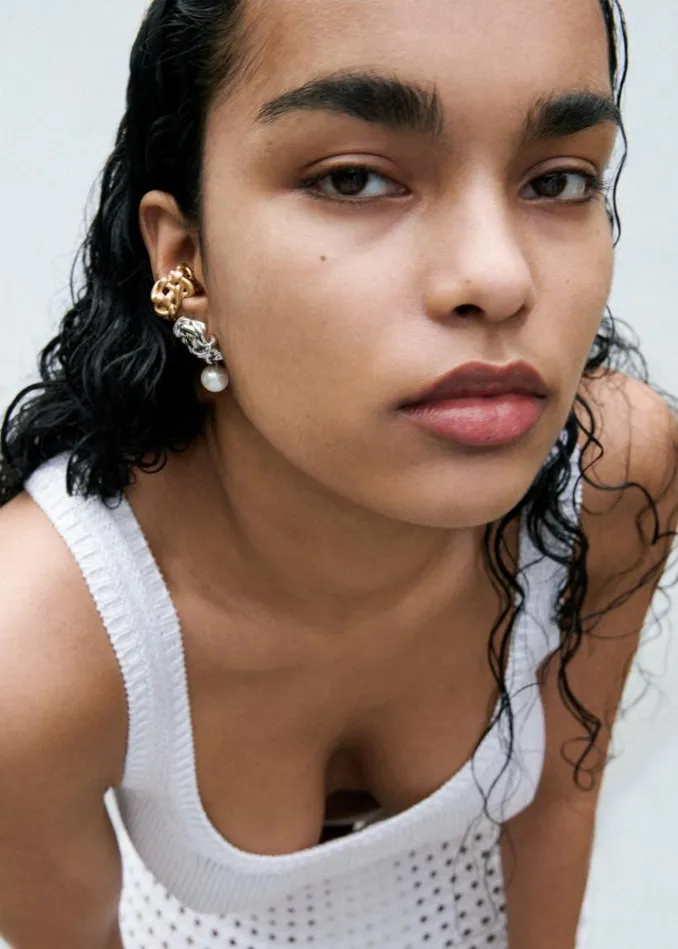 Women The Frankie Shop Completedworks The Paths Of Memory Earrings 8211 Gold Vermeil Gold Vermeil
