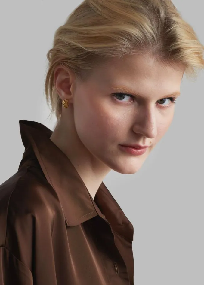 Women The Frankie Shop Completedworks The Paths Of Memory Earrings 8211 Gold Vermeil Gold Vermeil