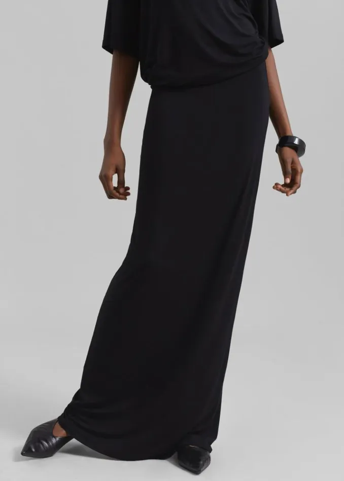 Women The Frankie Shop Ella Maxi Skirt 8211 Black Black