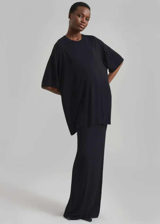 Women The Frankie Shop Ella Maxi Skirt 8211 Black Black