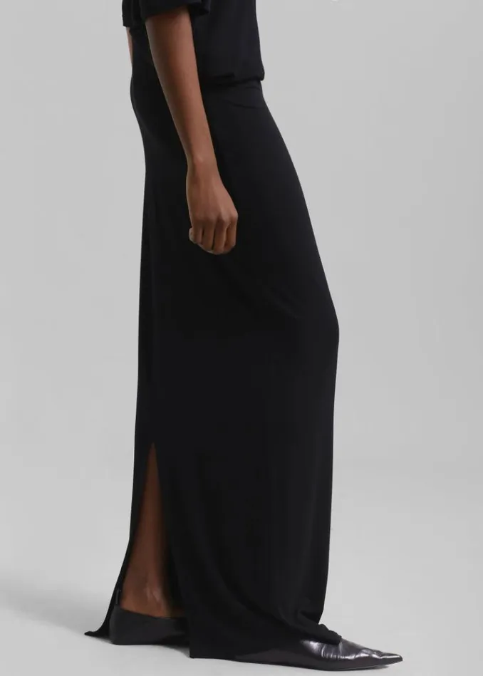 Women The Frankie Shop Ella Maxi Skirt 8211 Black Black
