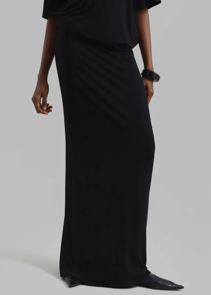 Women The Frankie Shop Ella Maxi Skirt 8211 Black Black