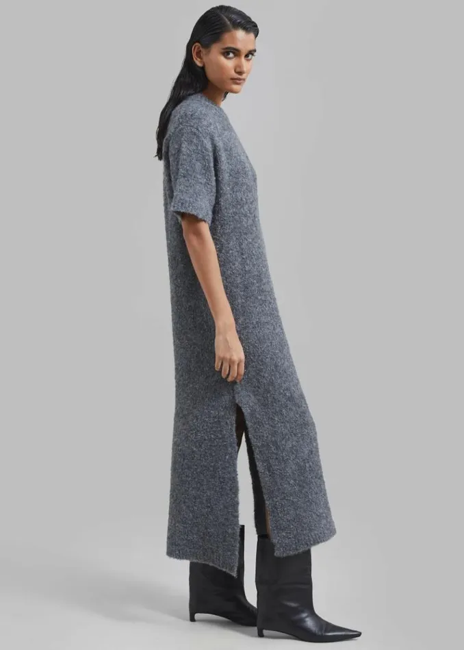 Women The Frankie Shop Luz Knit Dress 8211 Grey Grey