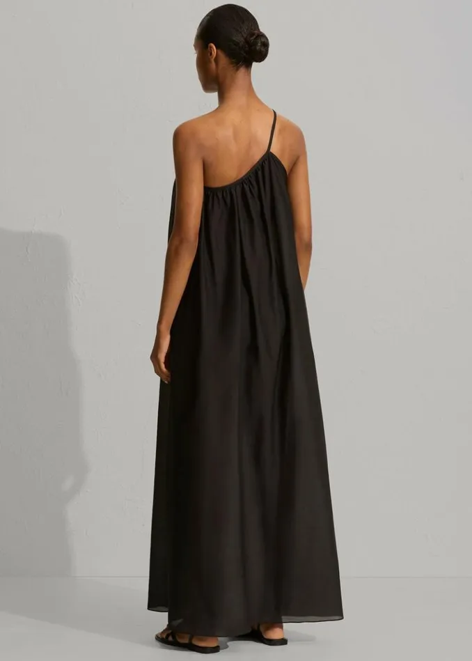 Women The Frankie Shop Matteau Voluminous One Shoulder Dress 8211 Black Black