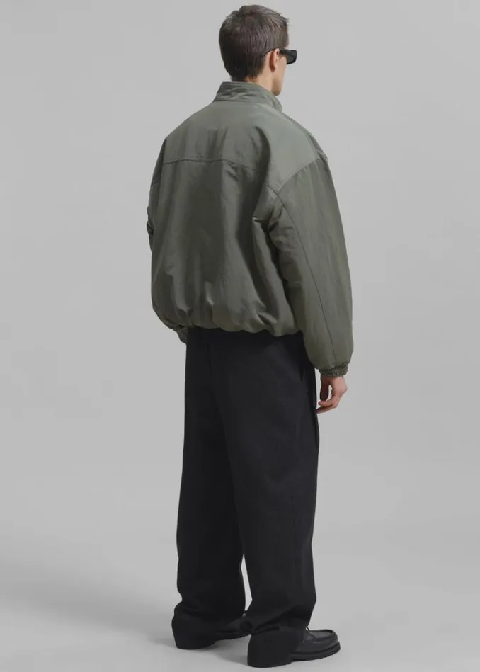 Women The Frankie Shop Seth Oversized Jacket 8211 Khaki Khaki