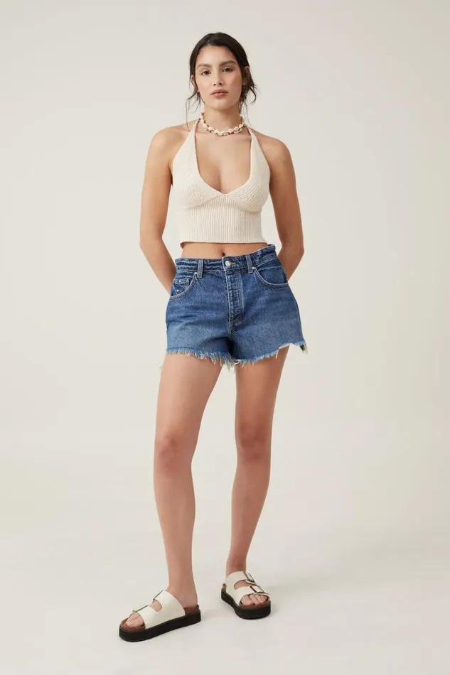 Women Tops Cotton On Crochet Halter Ecru Women Tops Cotton On Crochet Halter Ecru