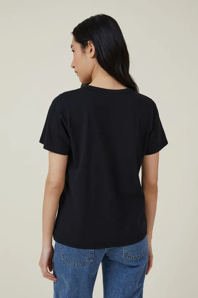 Women Tops Cotton On The Classic Organic Tee Black Women Tops Cotton On The Classic Organic Tee Black