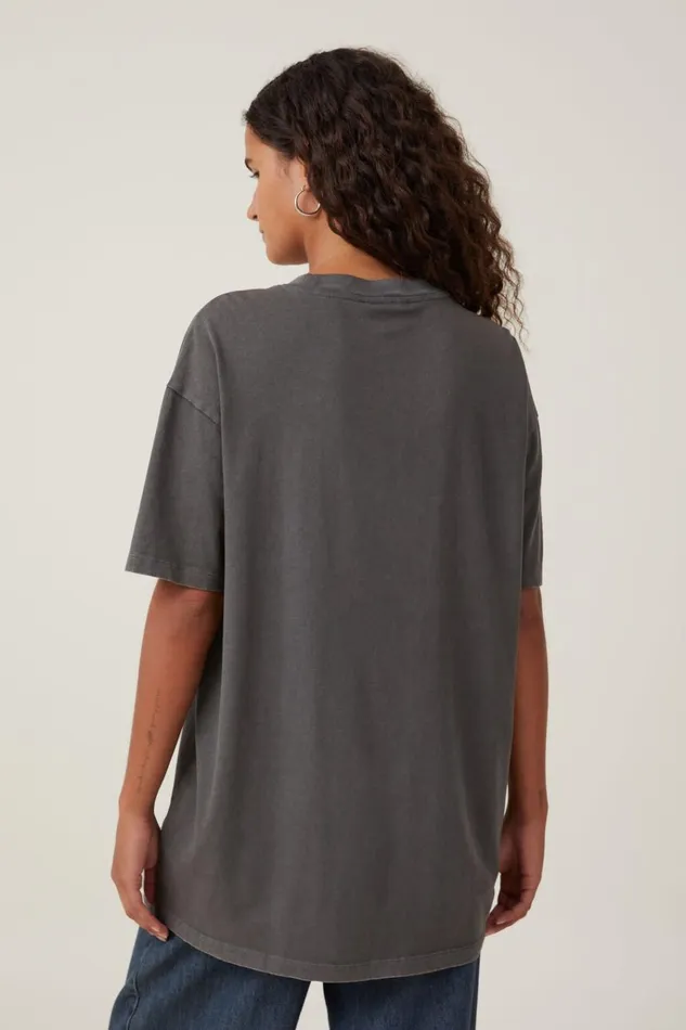 Women Tops Cotton On The Oversized Band Tee Lcn Bra Sex Pistolsgraphite Women Tops Cotton On The Oversized Band Tee Lcn Bra Sex Pistolsgraphite