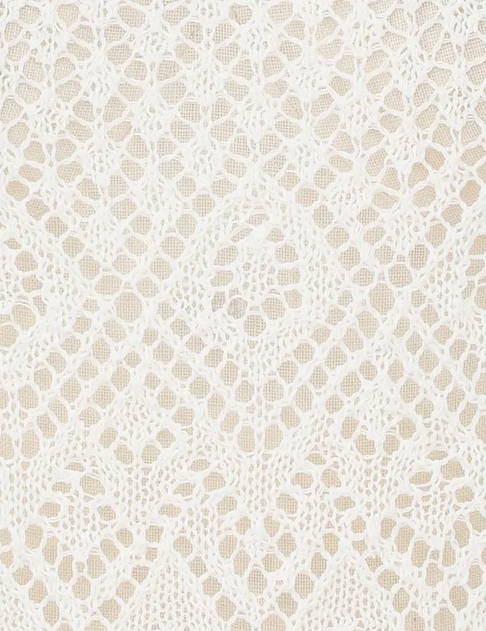 Women Tops Zimmermann Acacia Lace Knit Tee Ivory