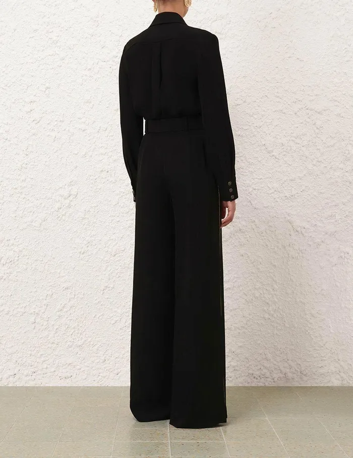 Women Tops Zimmermann Chain Blouse Black