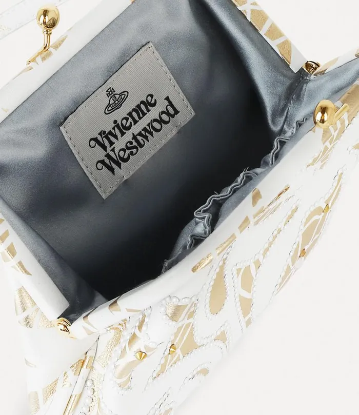 Women Vivienne Viviennes Clutch Whitegold Vivienne Westwood Handbags
