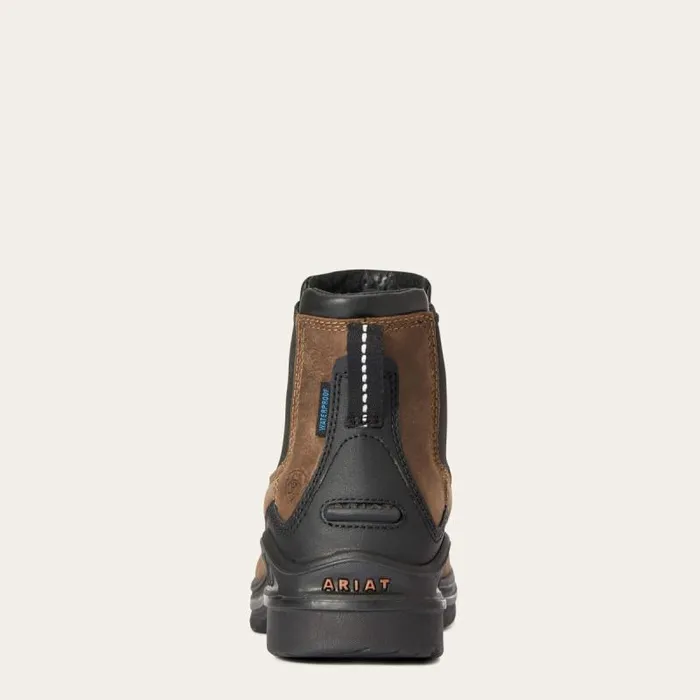 Women Western Boots Ariat Barnyard Twin Gore II Waterproof Boot Antique Brown Women Western Boots Ariat Barnyard Twin Gore II Waterproof Boot Antique Brown