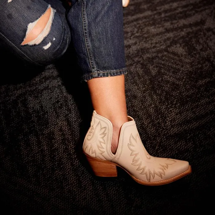 Women Western Boots Ariat Dixon Bootie Blanco Women Western Boots Ariat Dixon Bootie Blanco