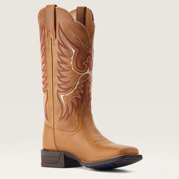 Women Western Boots Ariat Rockdale Western Boot Almond Buff Women Western Boots Ariat Rockdale Western Boot Almond Buff